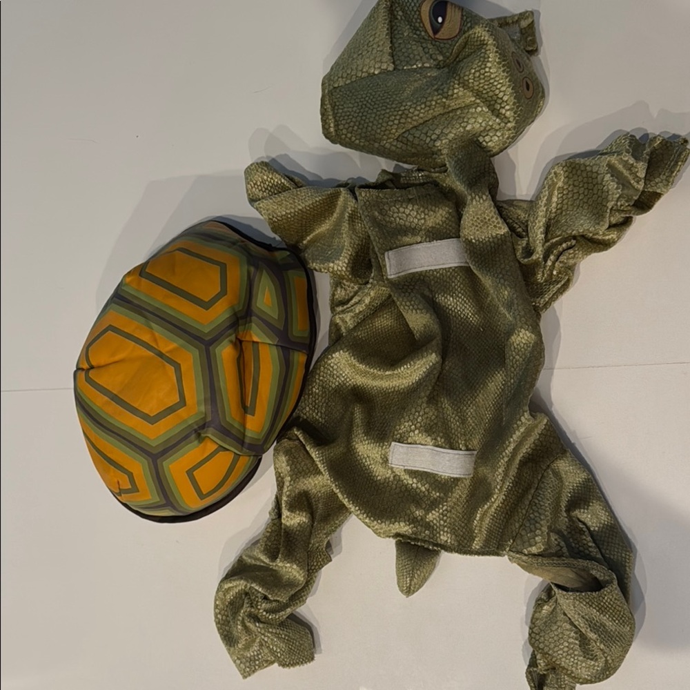 Small dog tortoise/turtle costume (pics are of my yorkie in the costume)